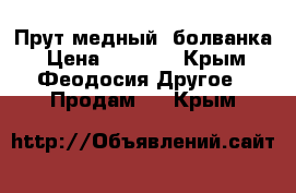 Прут медный ,болванка › Цена ­ 2 500 - Крым, Феодосия Другое » Продам   . Крым